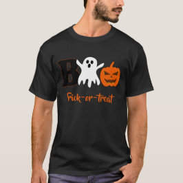 Rolig Boo Halloween Herr T-Shirt