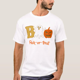 Rolig Boo Halloween Mäns T-shirt