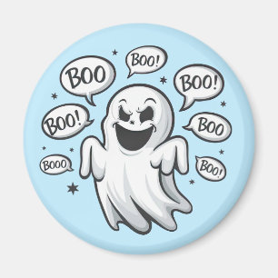 Rolig Boo Spöke Magnet