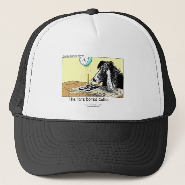 Rolig Border Collie-mössa Keps (Framsida)
