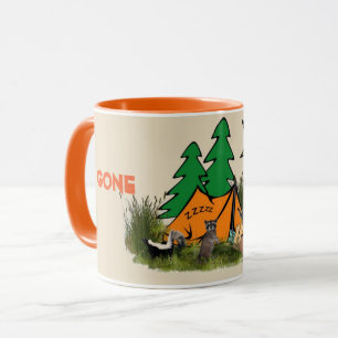Rolig Borta och Campar Rolig Mugg
