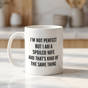 Rolig bortskämd fru kaffemugg