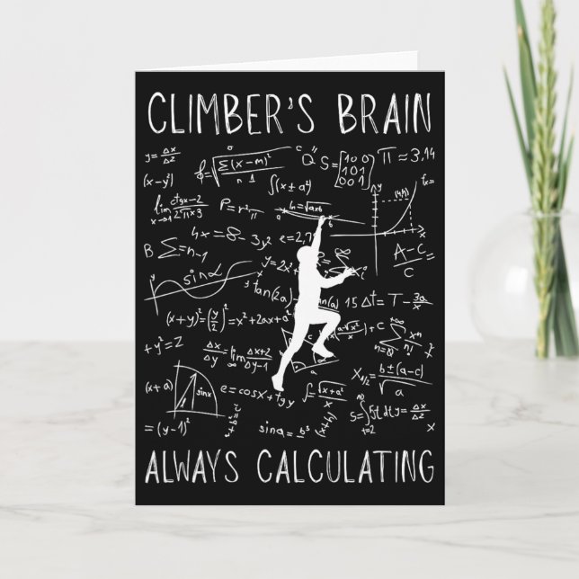 Rolig Bouldering Klippklättring  Kort (Framsida)