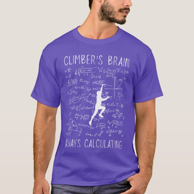 Rolig Bouldering Klippklättring retro T Shirt (Framsida)