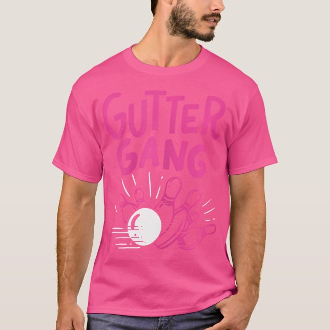 Rolig Bowling För En Älskare Av Rolig Bowling T Shirt (Framsida)
