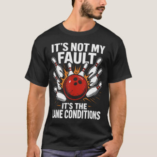 Rolig Bowling För T Shirt