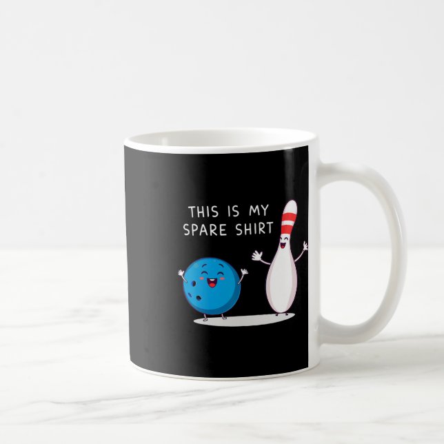 Rolig Bowling Söt Bowling Ll Och Pinne Det Här Är  Kaffemugg (Höger)