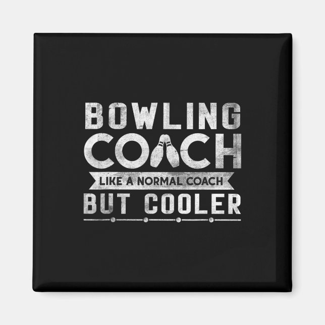 Rolig Bowlingscoach Definition Bowlingscoach  Magnet (Framsidan)