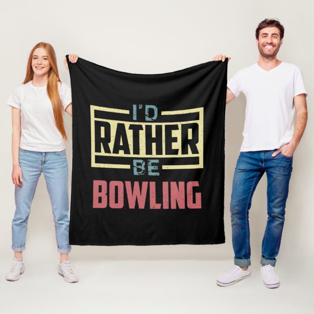 Rolig bowlingskulptur av ord  fleecefilt (På plats)