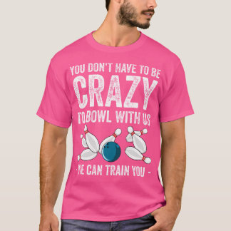 Rolig Bowlingspelare Bowlingälskare T Shirt