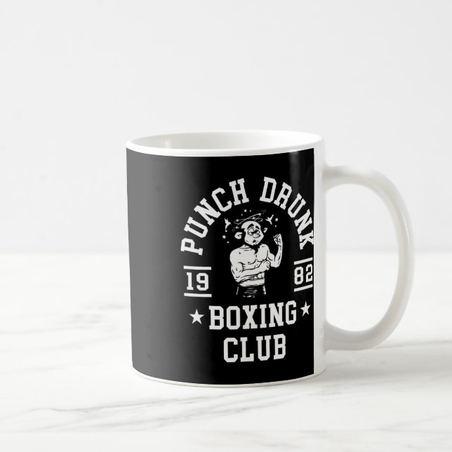 Rolig boxnings-T-shirt för boxare  Kaffemugg (Höger)