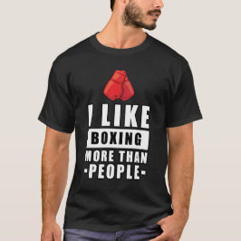 Rolig boxningsdesign t shirt