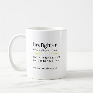 Rolig brandman present kaffemug kaffemugg