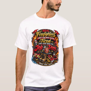 Rolig brandmanstillsats för t-shirt