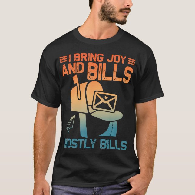 Rolig brevbärare brevbärare Post T Shirt (Framsida)