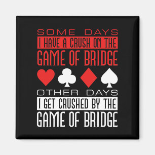 Rolig Bridge Spelare Förkrossad av Spelet Magnet