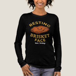 Rolig Brisket-ansikte för BBQ-entusiaster T Shirt