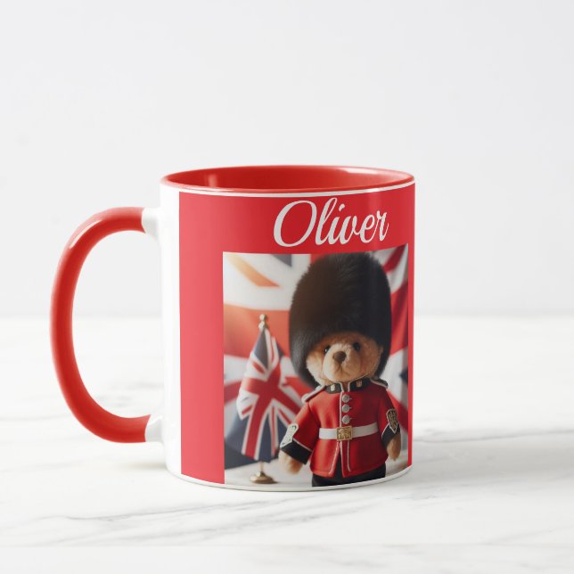 Rolig brittisk mugg (Vänster)