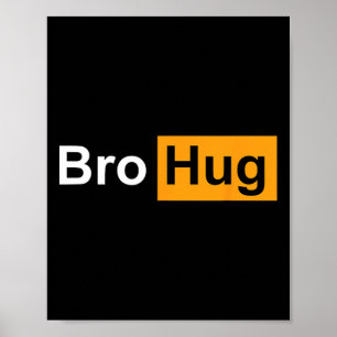 Rolig bro omfamning bodybuilding kraftlyftning spo poster