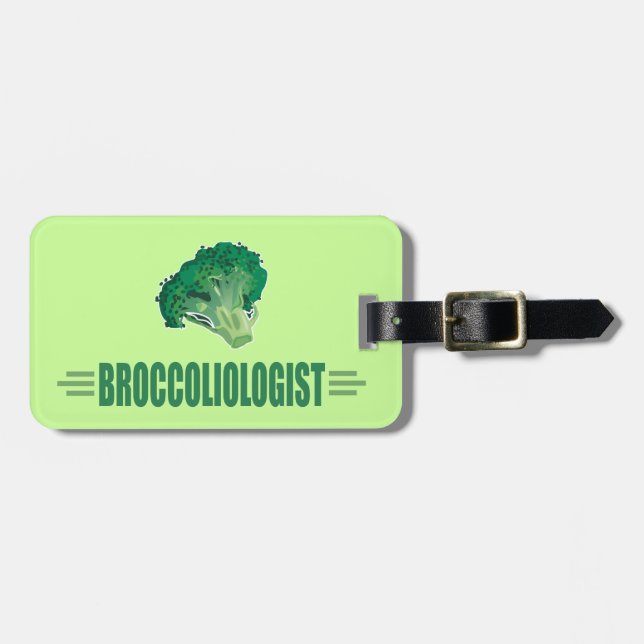 Rolig broccoli bagagebricka (Horisontell Framsida)
