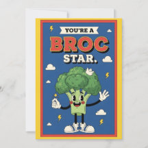 rolig broccoli-pun: Du är en Broccoli-stjärna mat