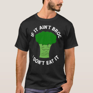 Rolig Broccoli Pun Vegan Vegetarian Grönsaksälskar T Shirt