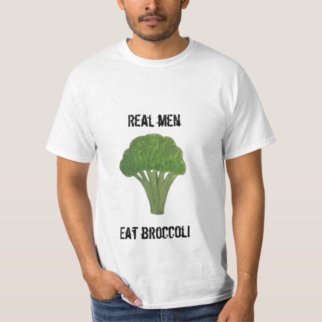 Rolig broccolit-skjorta t shirt (Framsida)