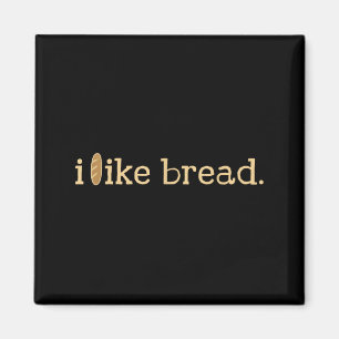 Rolig brödälskare Minimalist Surdeg bakning Magnet