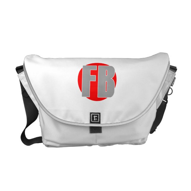Rolig brodermessenger bag. kurir väska (Framsidan)
