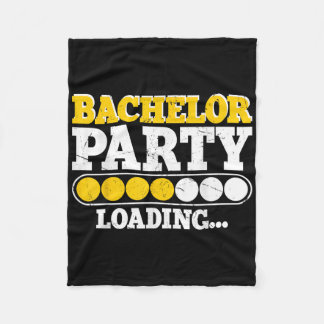 Rolig Bröllop Bachelorfest för Brudgummen _2  Fleecefilt