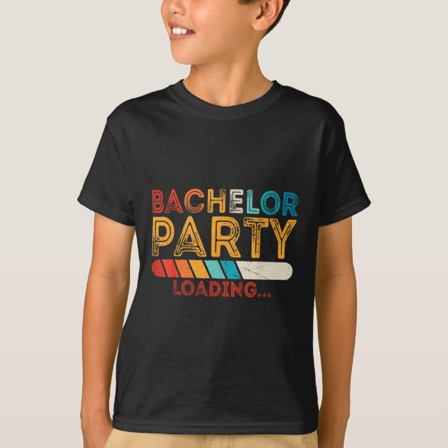Rolig Bröllop Bakelsefest För Brudgummen  T Shirt (Framsida)