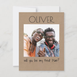 Rolig Bröllopsinbjudan - Vill du vara min Bröllops