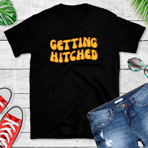 Rolig Bröllopsklämd Bachelorette-fest T-shirt