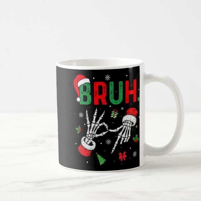 Rolig Bror 67 Meme Jul Xmas Pyjamas Män Kvinnor Kaffemugg (Höger)
