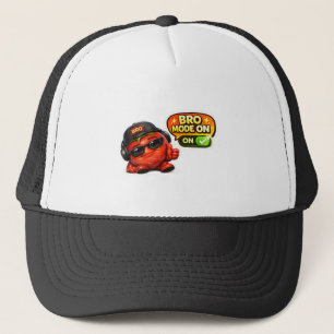 Rolig Bror-läge På T-Shirt Söt Animerad Karaktär Keps