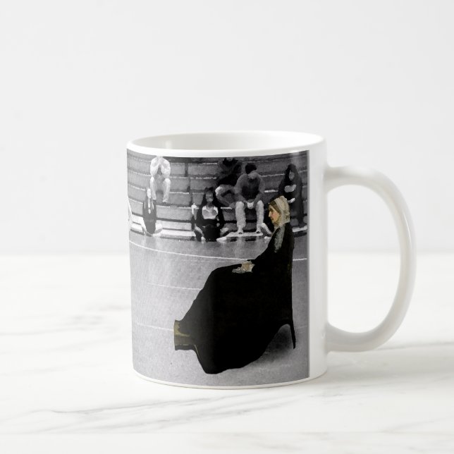 Rolig brottning kaffemugg (Höger)