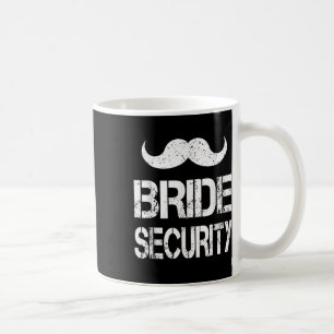 Rolig Brud Säkerhet Barn Bröllopsfest Spenarparty Kaffemugg