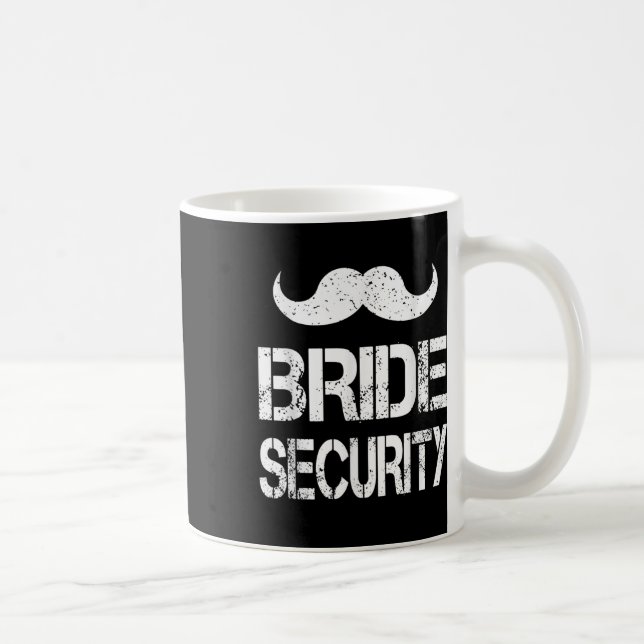 Rolig Brud Säkerhet Barn Bröllopsfest Spenarparty Kaffemugg (Höger)