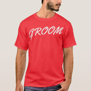 Rolig Brudgum Siltid Henpartaj Bröllop Brud T Shirt