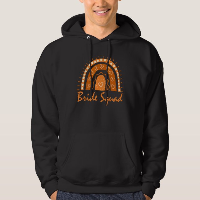 Rolig brudklubb möhippa fest besättning matchande  hoodie (Framsida)