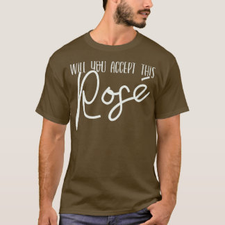 Rolig Brudtärna Brud Sista Chansen Fest Acceptera  T Shirt