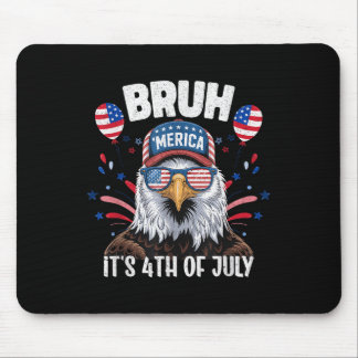 Rolig Bruh Fjärde 4:e Juli Örn Amerikansk Patrioti Musmatta