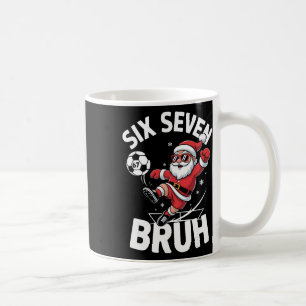 Rolig Bruh Fotboll Tomte 67 Meme Jul Xmas Pyjamas Kaffemugg