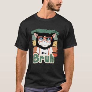Rolig Bruh Katt Meme Tröja för Tonårspojkar Flicko