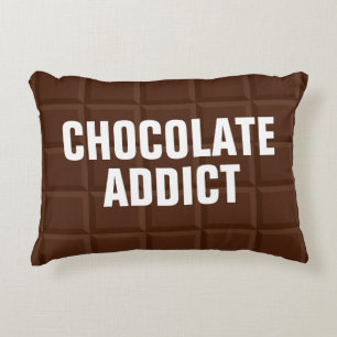 Rolig brun chokladmissbrukare kudde
