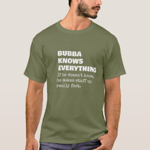 Rolig Bubba-present till ny farfar T Shirt