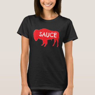 Rolig Buffalo Sauce Grafisk Varm Kryddade Kyckling T Shirt