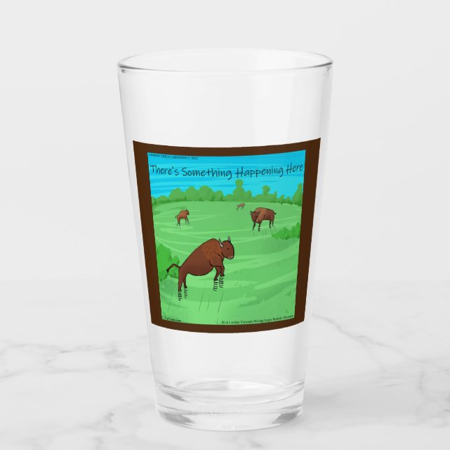 Rolig Buffalo Springfield För Vad Det Är Värt  Glaskopp (Framsida)