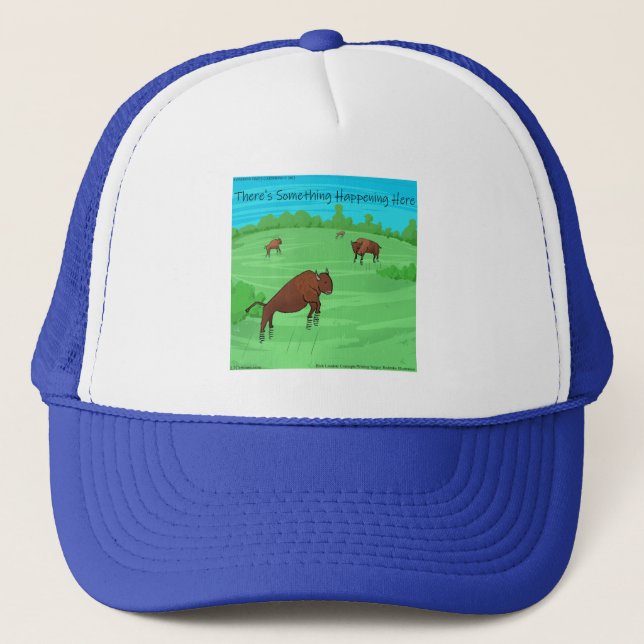Rolig Buffalo Springfield För Vad Det Är Värt Teck Keps (Framsida)
