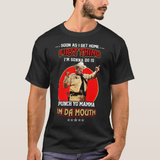 Rolig Buford T. Justice Slå Yo Mama I Munnen T Shirt
